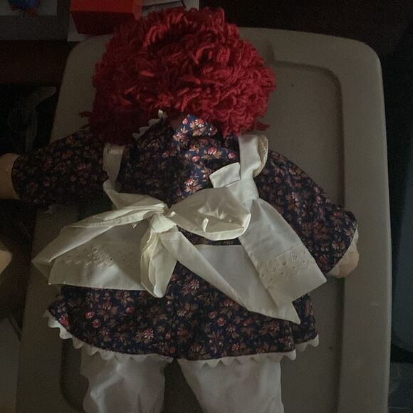 Haunted? Vintage 1970s Knickerbocker Large Raggedy Ann Doll Halloween Decoration - Picture 3 of 5
